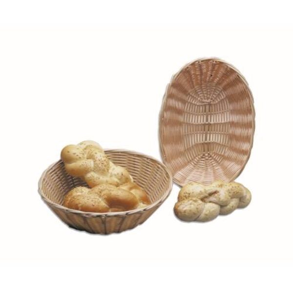 BREAD BASKET WOVEN PLASTIC OBLONG – 230 X 100 X 45MM
