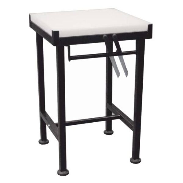 BUTCHER BLOCK STAND FOR PVC