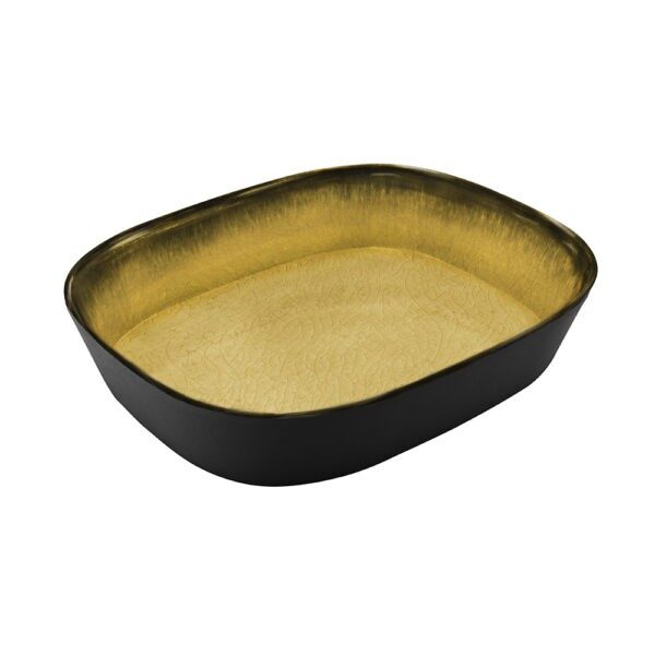 CAPSULE BOWL RECT (MED YELLOW) – 325 X 265 X 65MM