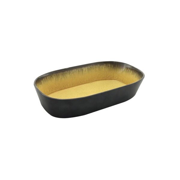 CAPSULE BOWL RECT (MED YELLOW) – 325 X 176 X 65MM