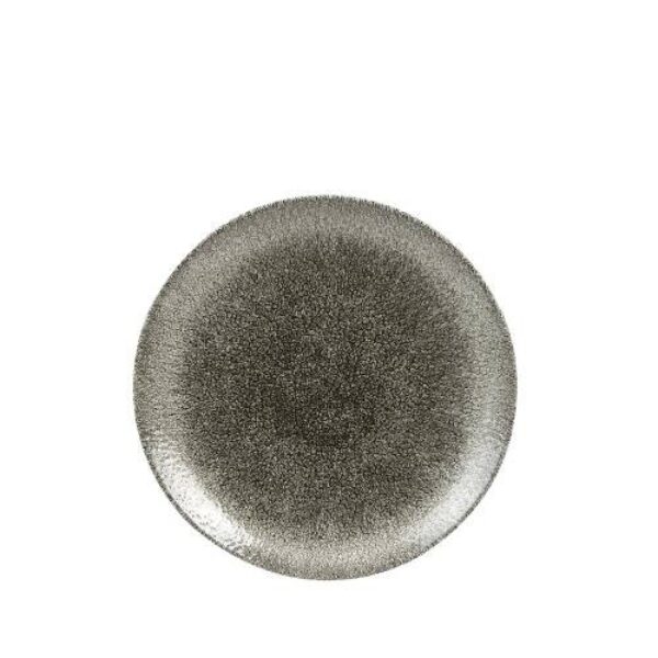 RAKU QUARTZ BLACK – COUPE PLATE – 26CM (12)