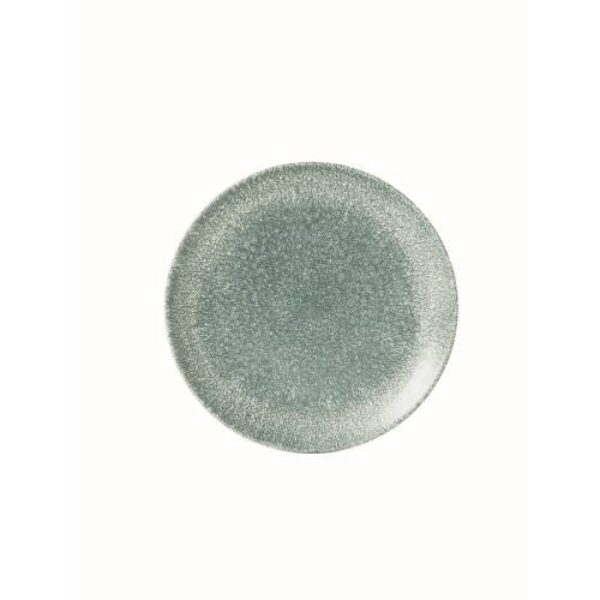RAKU TOPAZ BLUE – COUPE PLATE – 26CM (12)