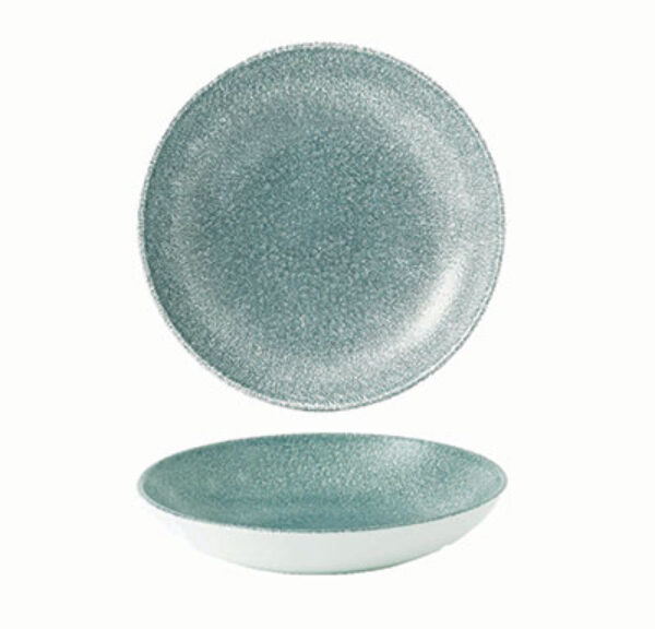 RAKU TOPAZ BLUE – COUPE BOWL – 24.8CM (12)