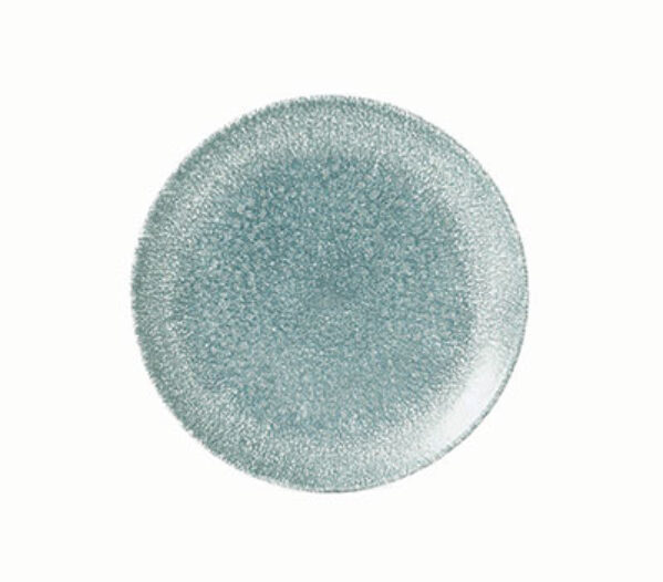 RAKU TOPAZ BLUE – COUPE PLATE – 21.7CM (12)