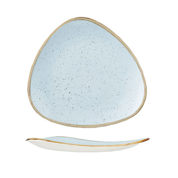 DUCK EGG BLUE – TRIANGLE PLATE – 26.5CM (12)