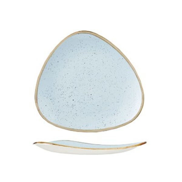DUCK EGG BLUE – TRIANGLE PLATE – 19.2CM (12)