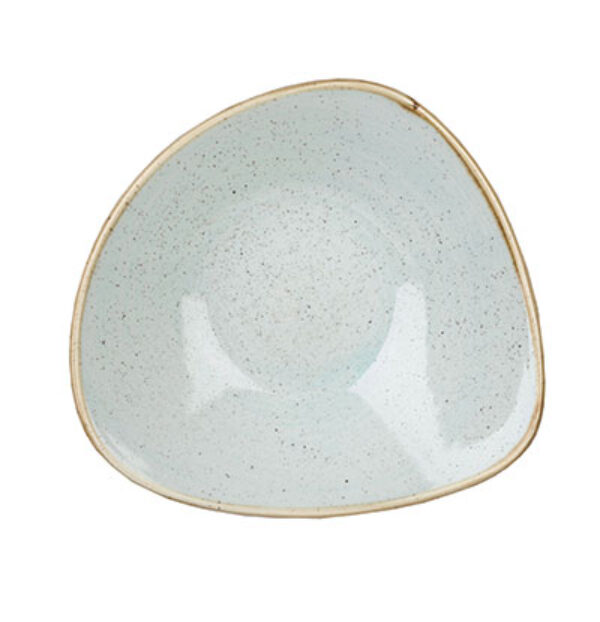 DUCK EGG BLUE – TRIANGLE BOWL – 23.5CM (12)