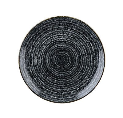CHARCOAL BLACK – COUPE PLATE – 21.7CM (12)