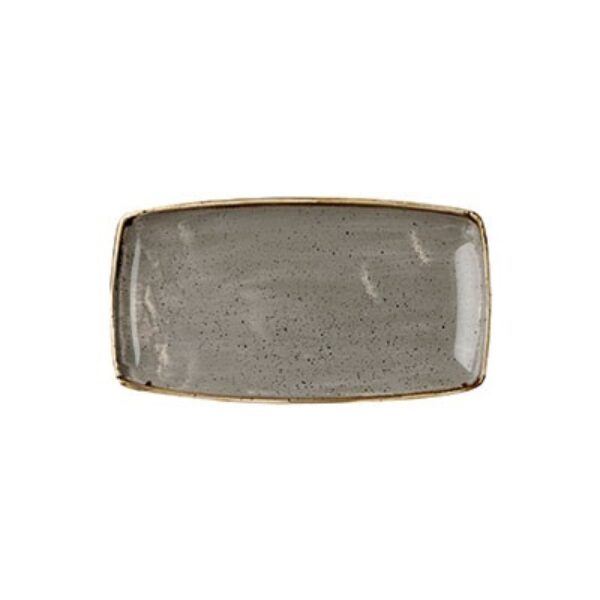 PEPPERCORN GREY – OBLONG PLATE 29.5X15CM (12)