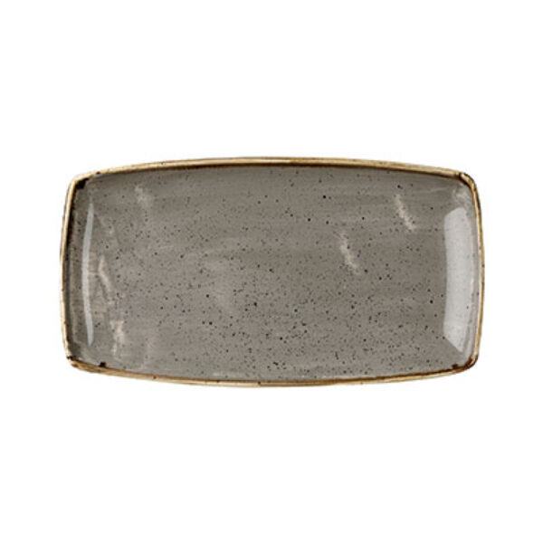 PEPPERCORN GREY – OBLONG PLATE 35X18.5CM (12)