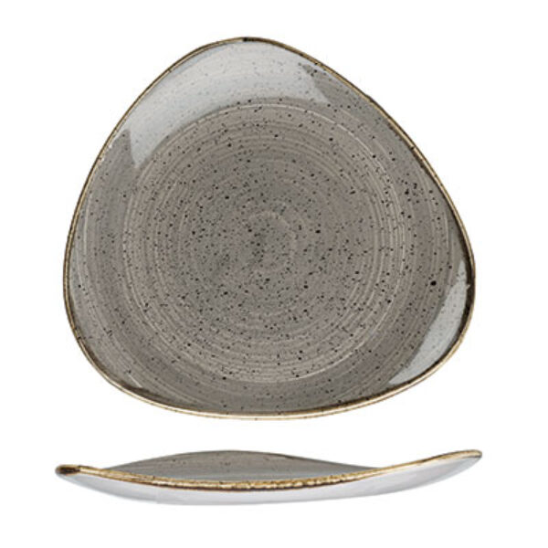 PEPPERCORN GREY – TRIANGLE PLATE 31.1 CM (6)