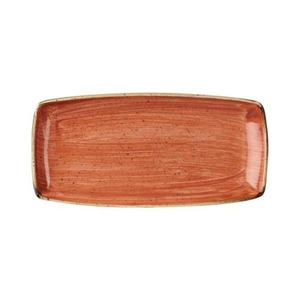 SPICED ORANGE – OBLONG PLATE – 35 X 18.5CM (6)