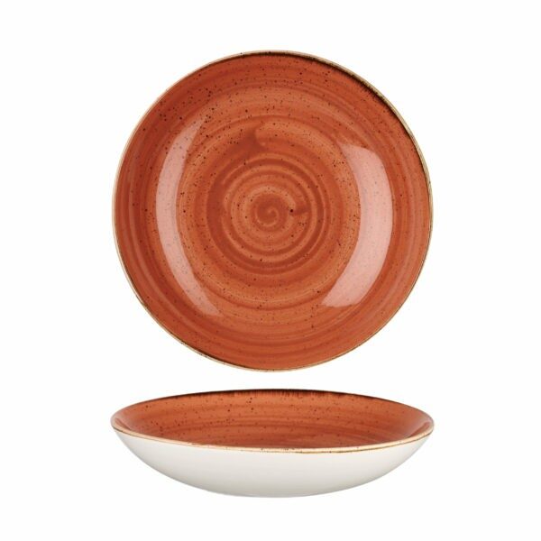 SPICED ORANGE – LARGE COUPE BOWL – 31CM (6)