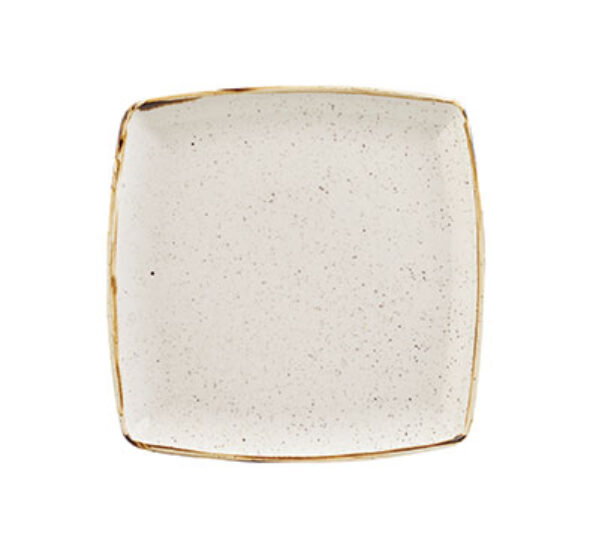 BARLEY WHITE – DEEP SQUARE PLATE – 26.8CM (6)