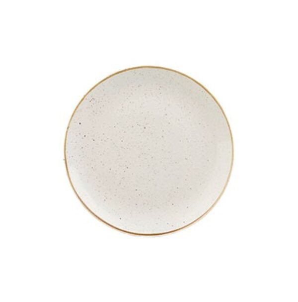 BARLEY WHITE – COUPE PLATE – 16.5CM (12)