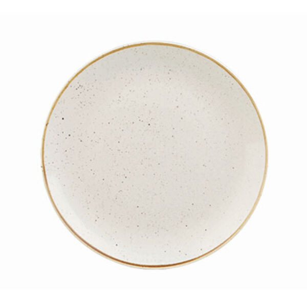 BARLEY WHITE – COUPE PLATE – 21.7CM (12)