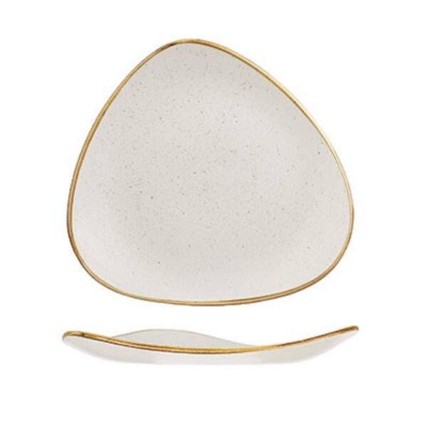 BARLEY WHITE – TRIANGLE PLATE – 31.1CM (6)