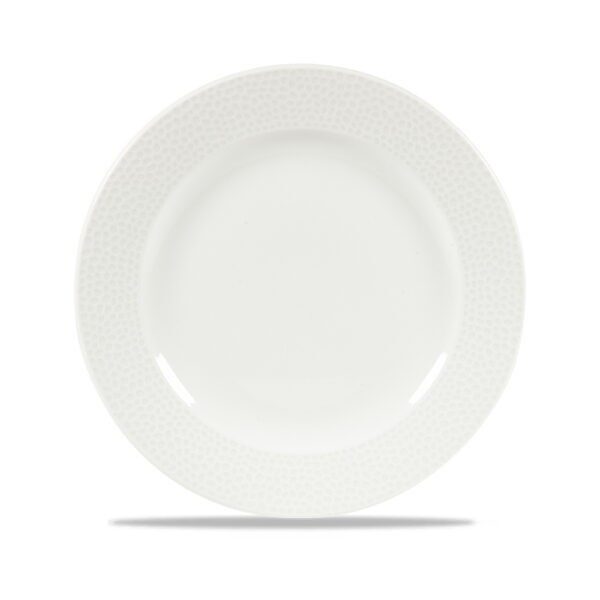 ISLA – WHITE – FOOTED PLATE 23.4CM (12)