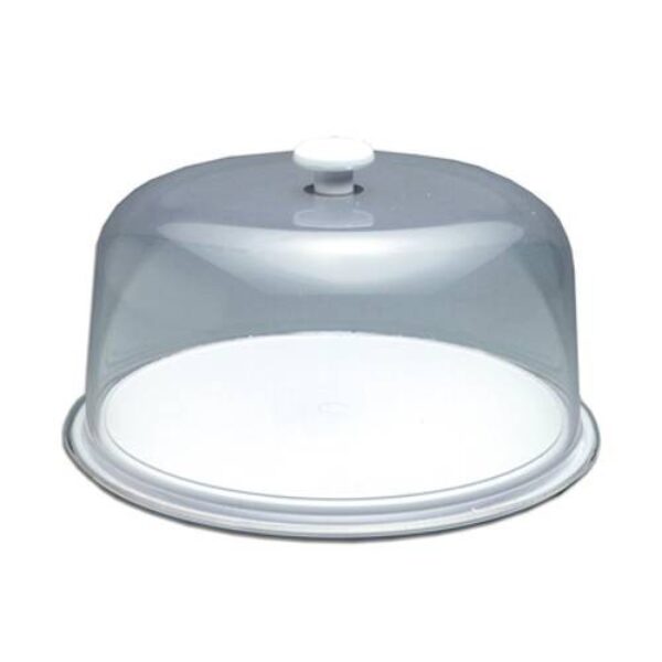 TUFF TRAY CAKE DISPLAY TRAY AND DOME – 325 X 150MM