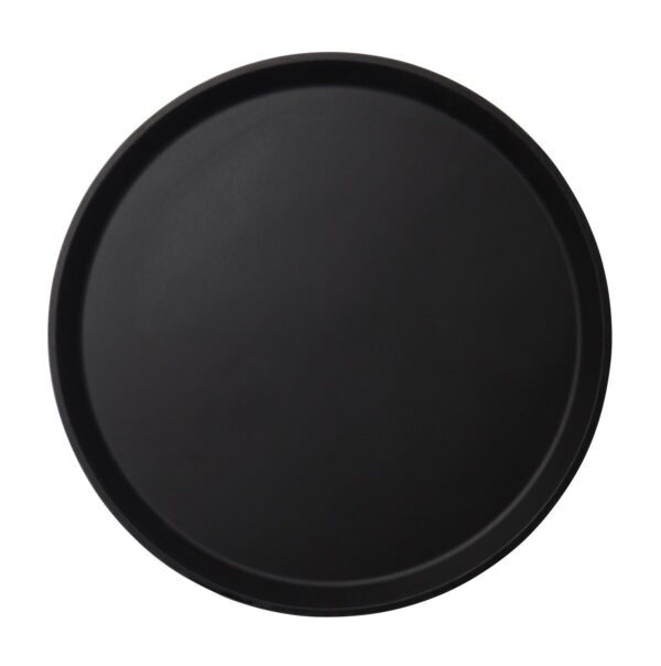 CAMTREAD NON-SLIP FIBERGLASS TRAY ROUND – 40.5CM BLACK