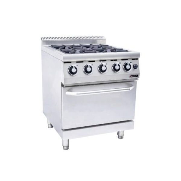 GAS STOVE WITH GAS OVEN ANVIL – 4 BURNER