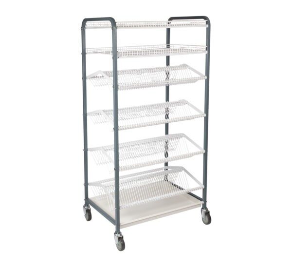 CROCKERY RACK MOBILE – F/STANDING – 830MM (830 X 600 X 1700MM)