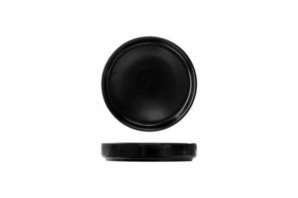 STUDIO – BLACK – FLAT BOWL – 11CM (24)