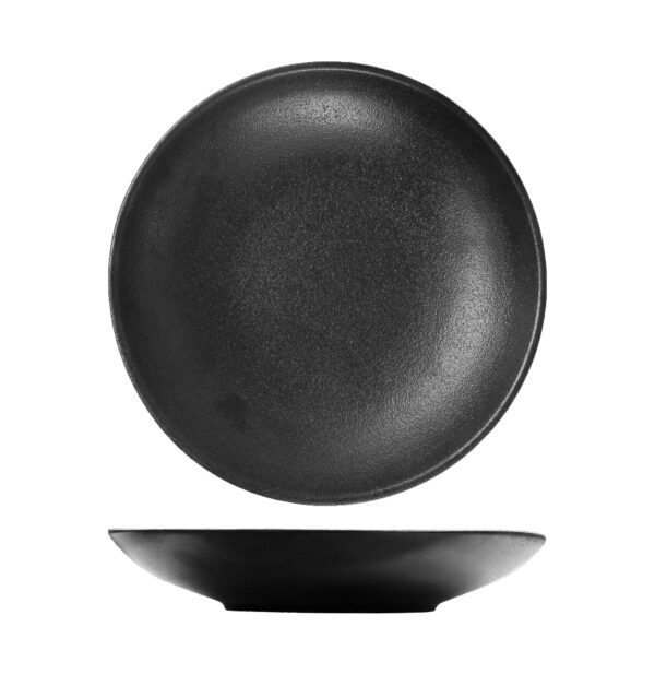 TEMPEST – BLACK – DEEP COUPE PLATE – 28CM (12)