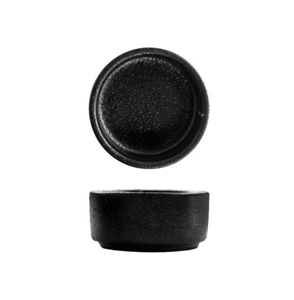 TEMPEST – BLACK – ROUND DISH – BLACK – 6.5CM (24)