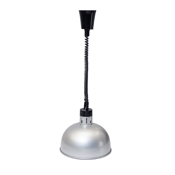 DECORATIVE FOOD DISPLAY LAMP (MATT SILVER) NEW