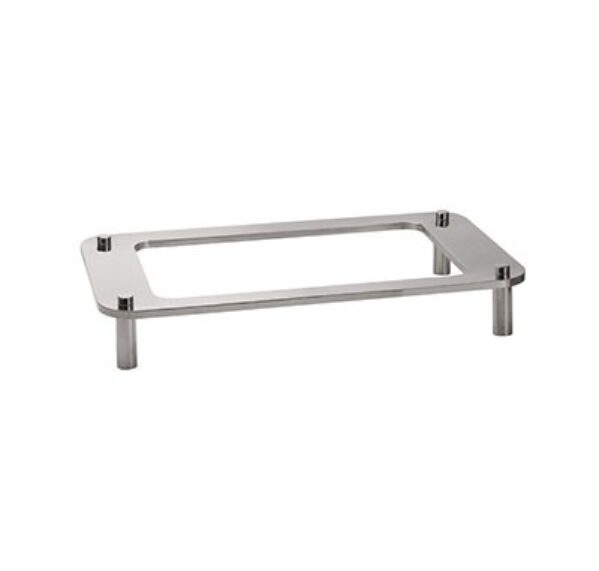DOMINO DISH STAND GN1/1 RECTANGULAR S/STEEL 615 X 350 X 101MM