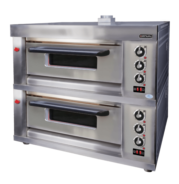 DECK OVEN ANVIL – GAS – 4 TRAY – DOUBLE