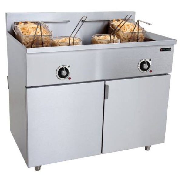 FISH FRYER ANVIL – 2 X 20LT – 33KW – ELEC