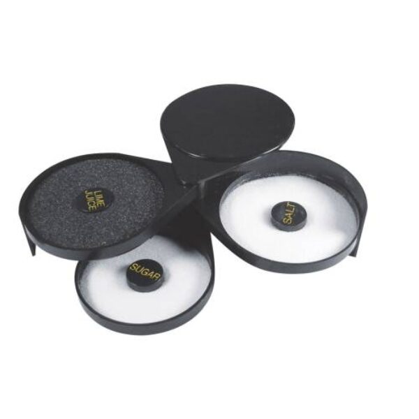 GLASS RIMMER COMBINATION – 3 TIER(BLACK)