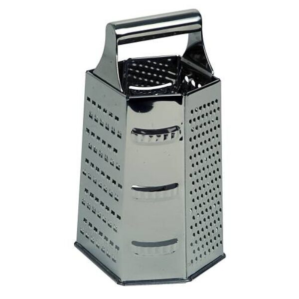 GRATER S/STEEL – 6 SIDED