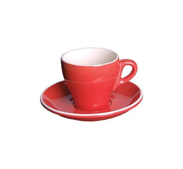 CAPPUCCINO SAUCER RED – 14.2CM (36)