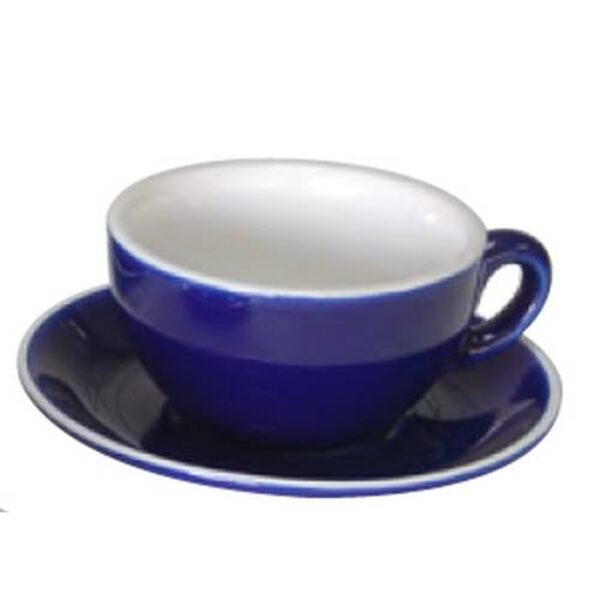 CAPPUCCINO SAUCER BLUE – 14CM (36)