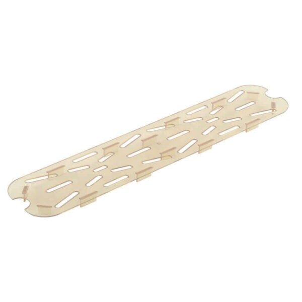 HIGH HEAT DRAIN SHELF AMBER FOR 1/2 LONG PANS