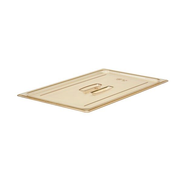 HIGH HEAT LID WITH HANDLE AMBER FOR 1/1 HIGH HEAT PANS