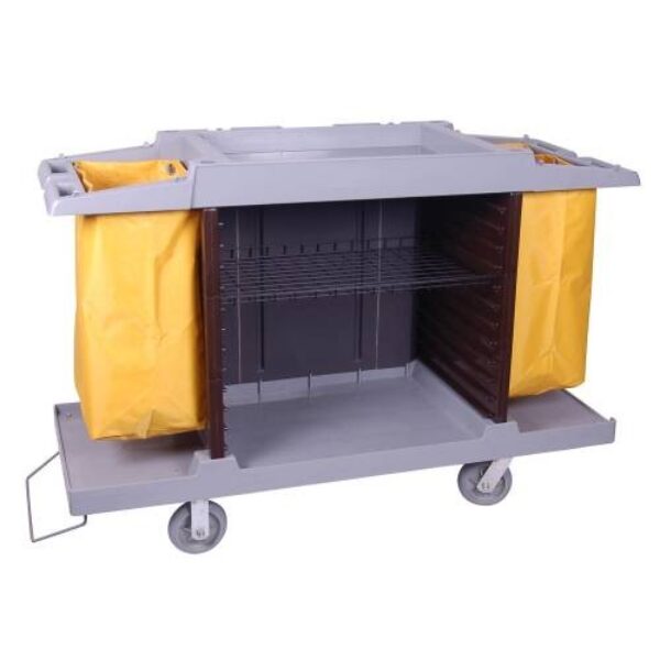 HOTEL SERVICE TROLLEY PLASTIC 1480 X 550 X 1000MM