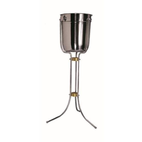 ICE BUCKET STAND -CHROME PLATED – FLOOR STANDING 715 MM