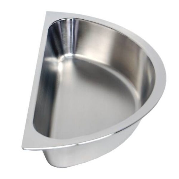 INSERT INFINITY ROUND HALF 190 X 65MM (S/STEEL)