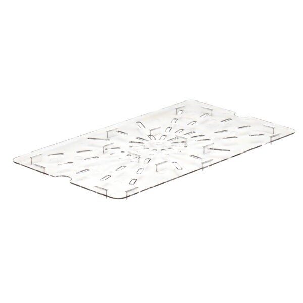 POLYCARBONATE CLEAR DRAIN SHELF FOR 1/1 PANS