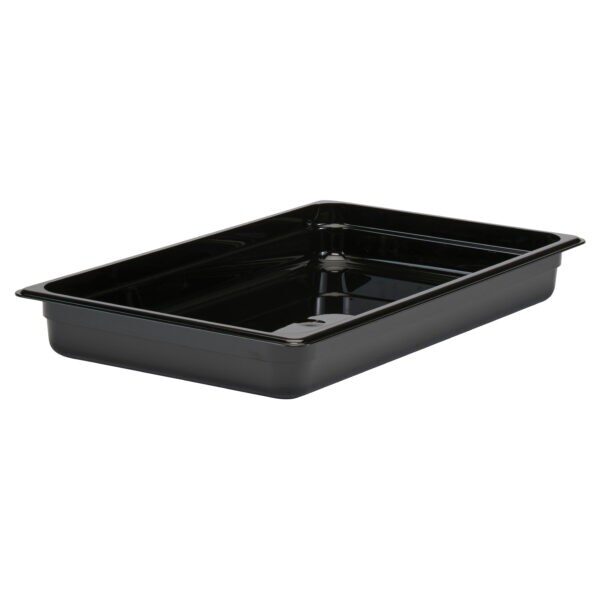 GN FOODPAN 1/1 POLYCARBONATE BLACK 100MM