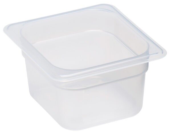 POLYPROPYLENE GN 1/6 FOODPAN TRANSLUSCENT 100M