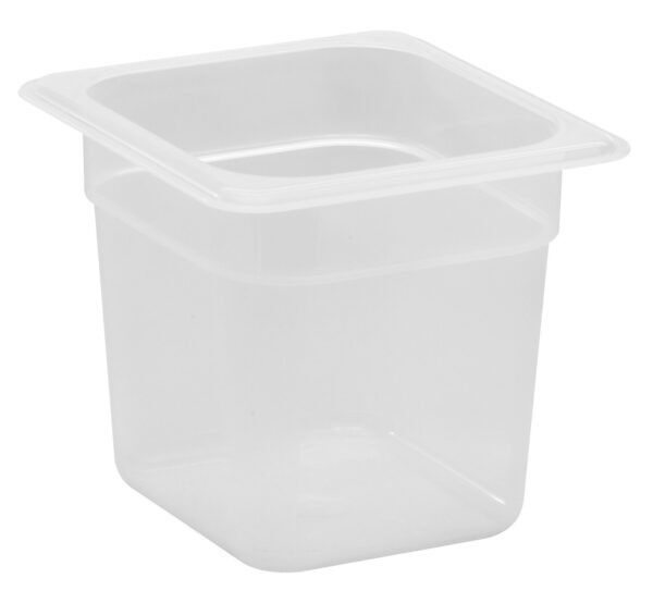 POLYPROPYLENE GN 1/6 FOODPAN TRANSLUSCENT 150MM