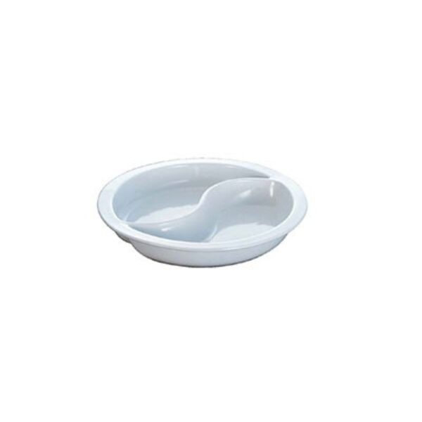 INSERT ROUND PORCELAIN 2 DIV 328 X 70MM 2.6LT