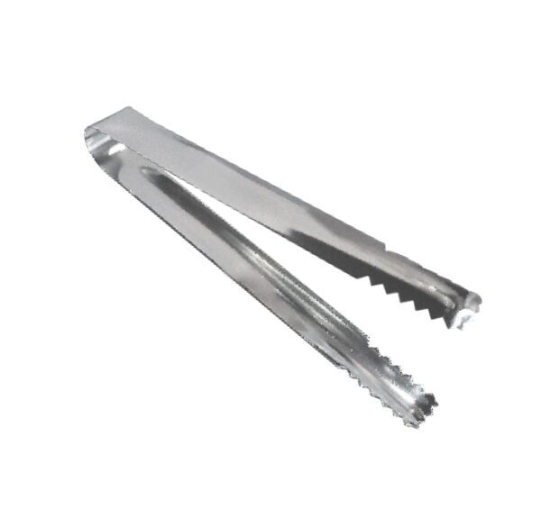 ICE TONGS STAINLESS STEEL – 17.5CM x 2.2CM
