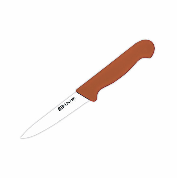 KNIFE GRUNTER – PARING 100MM (BROWN)