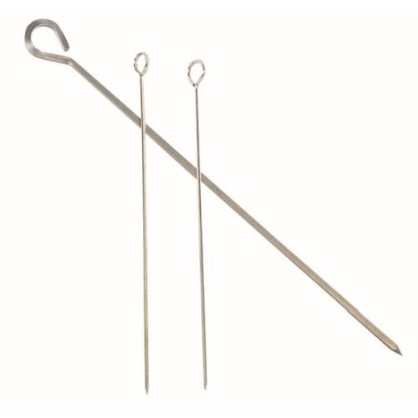 KEBAB SKEWERS S/STEEL (FLAT) – 300MM (PACK OF 12)